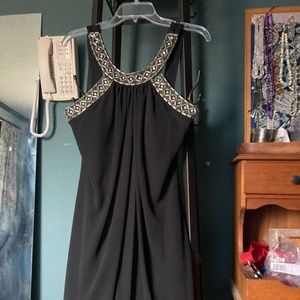Black cocktail dress